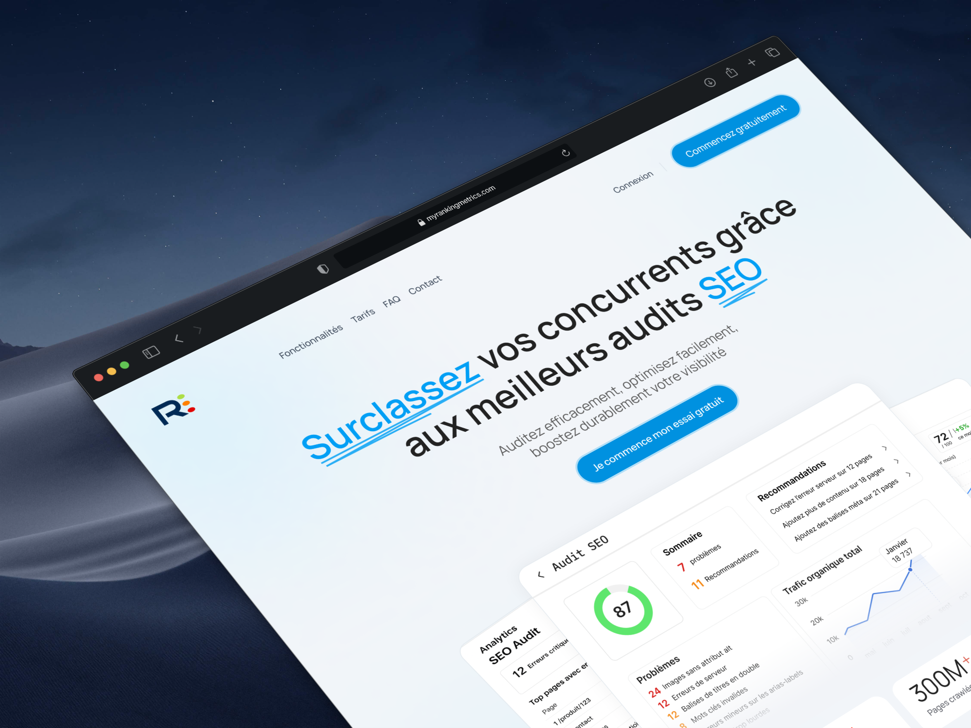 Nouvelle section hero pour Axonaut, CRM et outil de gestion pour PME